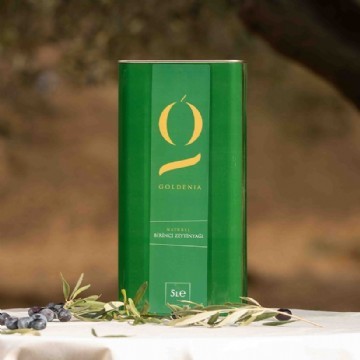 4 adet 5 litre teneke soğuk sıkım natürel birinci zeytinyağı.